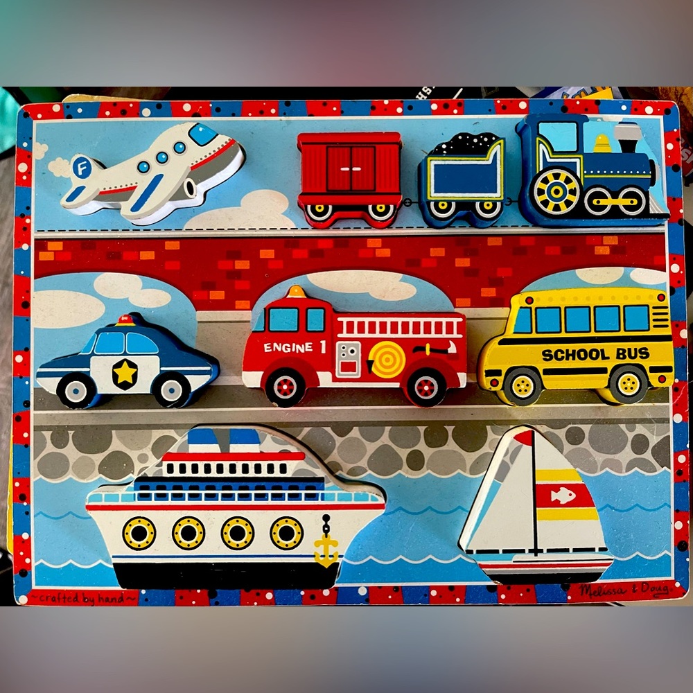 3 Melissa and Doug puzzles in excellent condition 1 Circo from target